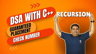 Check Number  Recursion  DSA Playlist using C  Beginner to Pro  Placement Approach [upl. by Anelem]