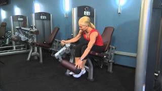 Life Fitness Signature Series Leg Extension Instructions [upl. by Abagail21]