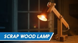 MazingDIY Scrap Wood Desk Lamp [upl. by Bannerman]