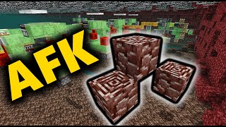 AFK Ancient Debris Farm  Minecraft Nether Update [upl. by Nollahs253]