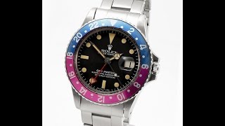 Rolex GMT Master Red Hand  Vintage Plexiglasmodell  Ref 1675 FM10330 [upl. by Ama]