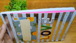 How to make Journal Diary at Home📘  DIY Handmade Diary 📒  Craft Idea [upl. by Akanke]