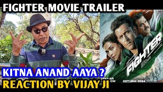 Fighter Movie Trailer Reaction  By Vijay Ji  Hrithik Roshan  Deepika Padukone  Anil Kapoor [upl. by Hayikaz]