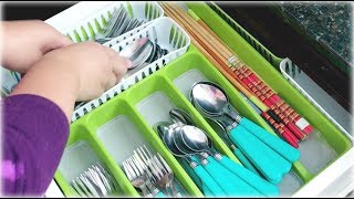 7 Easy Kitchen Drawer Organization Using Dollar Tree amp Other Inexpensive Organizers [upl. by Costanza]