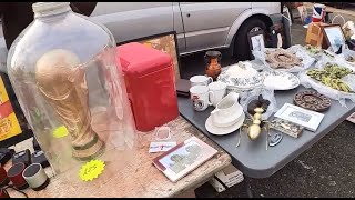 SUNDAY CAR BOOT HUNTING WHERE I DONT JUST FIND 1 FIFA WORLD CUP BUT 2 OF THEM VLOG 291 [upl. by Mitzl631]