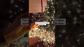 How to store Christmas lights so they dont tangle christmas christmaslights lifehacks lifehack [upl. by Arolf373]