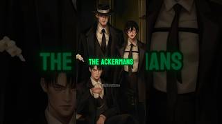 3 amazing Facts about Ackermans aot levi mikasa [upl. by Anerec]