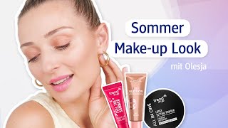 Sommer Makeup Look mit Olesja [upl. by Ahoufe]