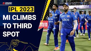 IPL 2023 How Do Points Table Orange Cap And Purple Race Look After MI Beat RCB [upl. by Ynagoham]