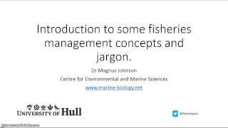 Fisheries Jargon [upl. by Nairolf]