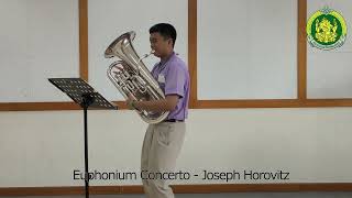 Euphonium Concerto  Joseph Horovitz 1st movement  The Holy Well  Peter Graham นายรัชตะ บัวนาค [upl. by Savior]