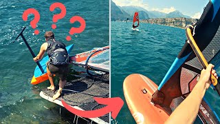 Diese WindsurfSession war nicht easy🤯 [upl. by Rhoda]