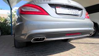 2012 Mercedes CLS 500 startup and rev [upl. by Yedoc713]