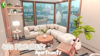 The Sims 4 ✨402 Pinecrest Apartments  Speedbuild [upl. by Estrella]