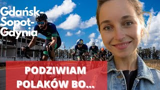 GDAŃSKSOPOTGDYNIA Wysportowani Polacy Rowerowy kraj 44 km z dziećmi ￼ [upl. by Ahsinrats]