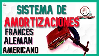 Sistema de amortizaciones 💰 tipo Francés Alemán Y Americano💲💹 [upl. by Halil]