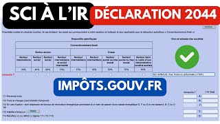 SCI à lIR  Comment Remplir la Déclaration des Revenus Fonciers 2044  rapidement et sans erreur [upl. by Hughmanick]