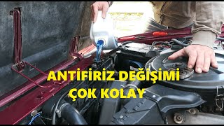 Tofaş antifiriz değişimisoğutma suyu değişimi mavi antifiriz castrol [upl. by Meakem]