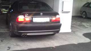 bmw 330ci straight pipes [upl. by Anialahs]