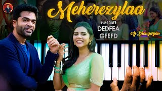 Meherezylaa  Maanaadu Song Piano Cover with NOTES  AJ Shangarjan  AJS [upl. by Nnaxor]