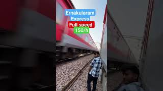 Ernakulam Express full speed 150hfollower haighlight train trending reel [upl. by Yenttihw]