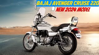 Bajaj Avenger 220 Cruise 2024 New Model Review With Featuresmileagepricedetails [upl. by Karil]