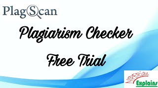 Plagiarism Checker  PlagScan Software  Free Trial [upl. by Annaoj]