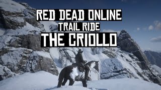 15 Minutes of Trail Riding in Red Dead Online  Collector Role Horse  The Criollo [upl. by Hsaniva563]