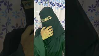 Hijabi girl qariarman999 shortsfeed hijabiz love hijabies miladunnabi abaya hijaabi [upl. by Leanor]