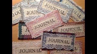 Journal Bookplates for your Junk Journals and Books  DIY tutorial [upl. by Attenad]