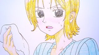 【１分動画】ナミ描いてみた！ I drew Nami [upl. by Asetal]