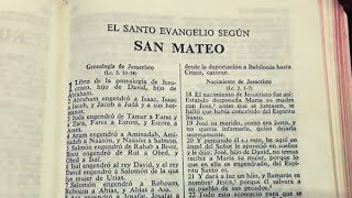 La Biblia  El Santo Evangelio según Mateo Libro completo  Reina Valera 1960 [upl. by Yonina60]