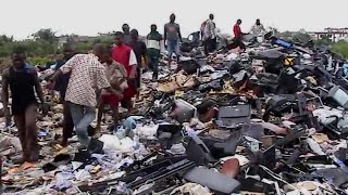 The Digital Dump Illegal Electronics Waste Trade Documentary in Nigeria [upl. by Leahci263]