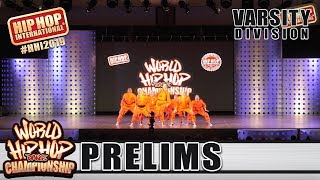 Rebellious  New Zealand Varsity  HHI 2019 World Hip Hop Dance Championship Prelims [upl. by Xirdnek]