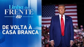 Donald Trump terá maioria no Congresso para governar os EUA  LINHA DE FRENTE [upl. by Leirej]