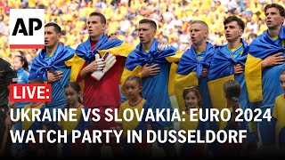 Ukraine vs Slovakia LIVE Euro 2024 watch party in Dusseldorf [upl. by Assilym833]