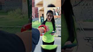 CUTE GIRLS HAND PUNCH PRANK 😂  New prank video ❤️ reaction video shorts vairlshorts trending [upl. by Nohsyar]