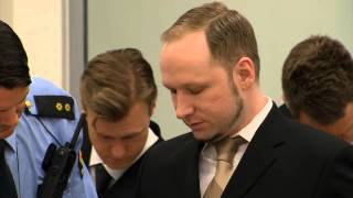 Anders Breivik trial begins [upl. by Atrahc]