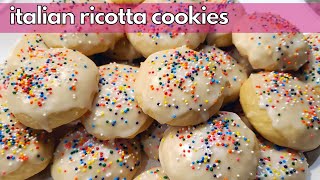 Italian Ricotta Cookies  How to Make This Quick and Easy Recipe [upl. by Nageet]