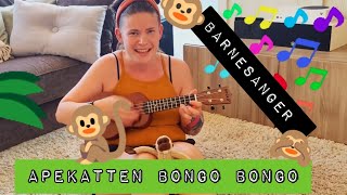 Apekatten Bongo Bongo  BarneTV  Norsk  Barnesanger  Jungel  Instrumenter [upl. by Acinoryt]