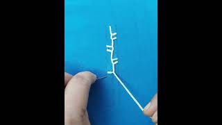 Hand embroidery stitch tutorial embroidery diy handembroidery trendingshort biral viral reel [upl. by Gareth]