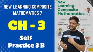 New learning composite mathematics class 7 Exercise 3B [upl. by Inail466]