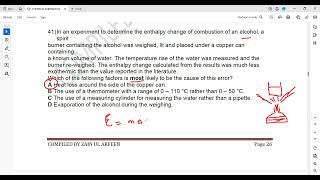 Chemical Energetics and Bond Enthalpy Question 37 to 48 IAL As Chemistry Unit 2 Lecture 6f [upl. by Darooge858]