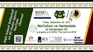 Volleyball McCollum vs Harlandale at Harlandale HS 092923 [upl. by Aday]