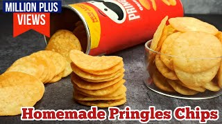 Homemade Pringles Potato Chips Recipe from Scratch  Homemade Snack [upl. by Ecnahoy]