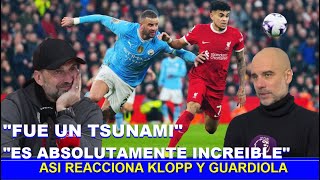 🔥 PEP GUARDIOLA y JURGEN KLOPP SOBRE LUIS DIAZ LIVERPOOL vs MANCHESTER CITY [upl. by Buxton996]