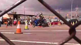 Prueba practica de manejo moto A1 A2 Cosevi San José [upl. by Ayekahs313]