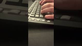 Typing on a HP KBIM Keyboard asmr [upl. by Ennasirk391]