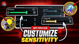 🔥Customize Your Sensitivity In 3 Minute  How To Make Own Sensitivity BGMI [upl. by Marra311]