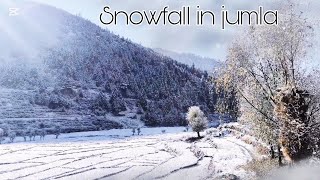 Snowfall in jumla nepal [upl. by Hans632]